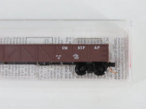 N Scale Micro-Trains MTL 60010 CMStP&P MILW Milwaukee Road 50' Gondola #80361