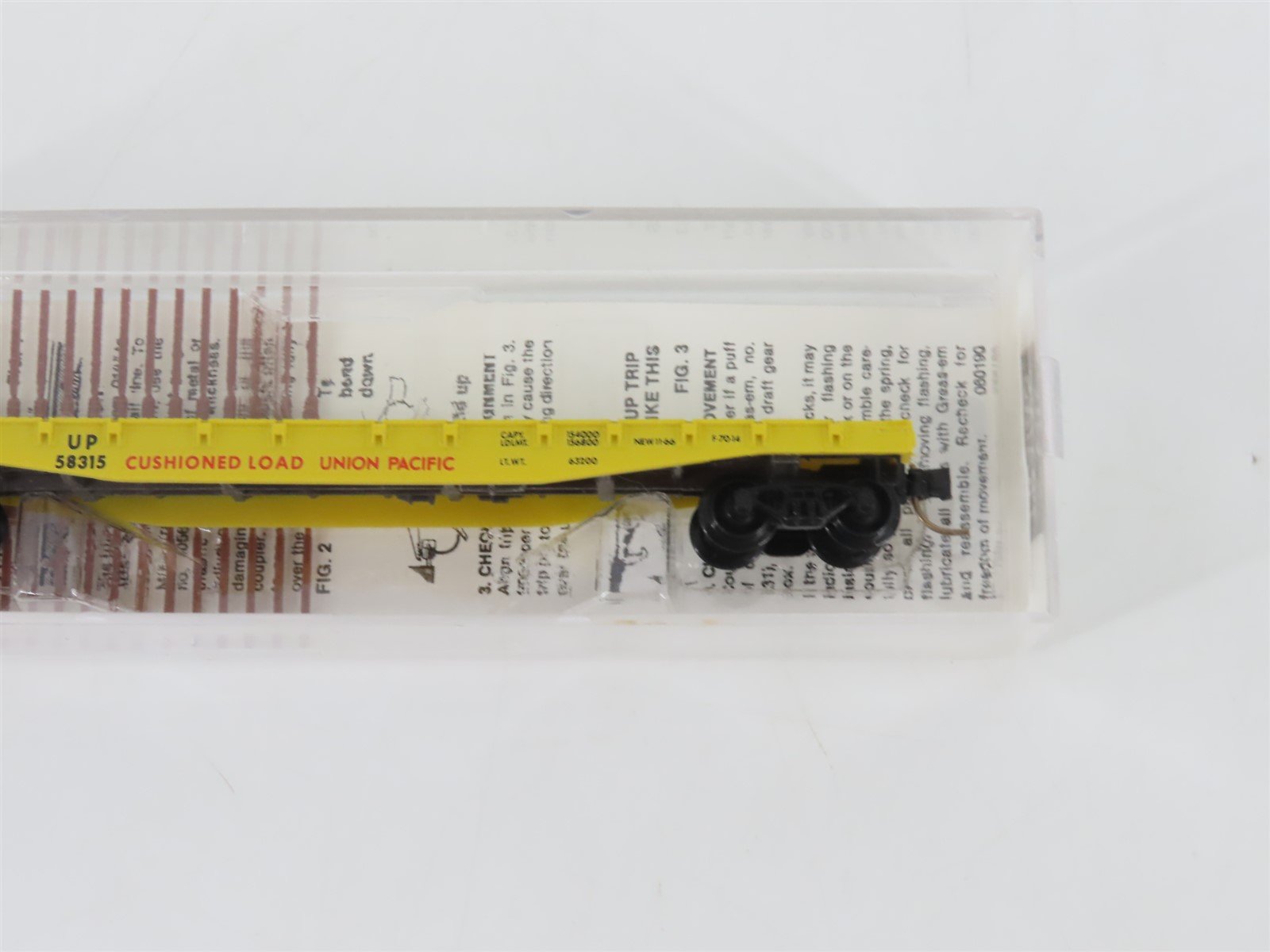 N Micro-Trains MTL 45070 UP Union Pacific 50' Fishbelly Side Flat Car #58315