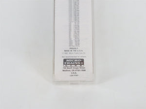 N Scale Micro-Trains MTL 45010 ICG Illinois Central Gulf 50' Flat Car #60615