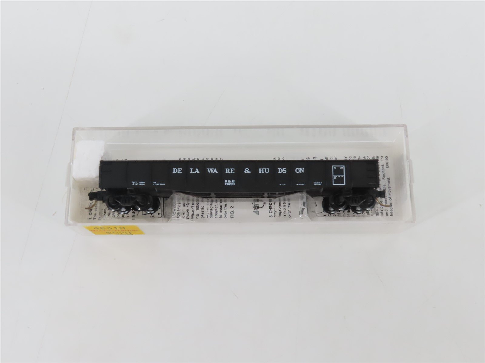 N Scale Micro-Trains MTL 46310 D&H Delaware & Hudson 50' Gondola #13833