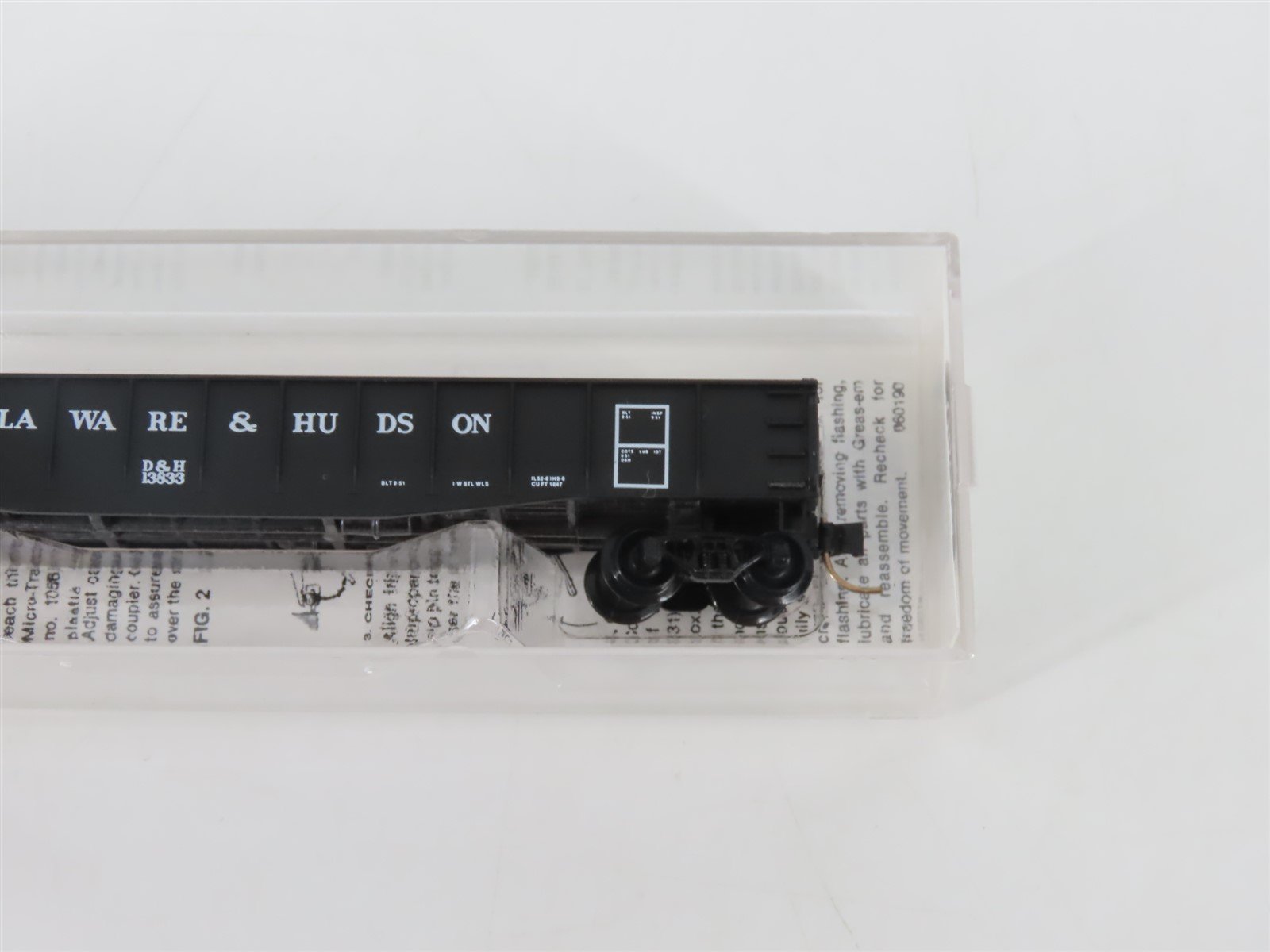 N Scale Micro-Trains MTL 46310 D&H Delaware & Hudson 50' Gondola #13833