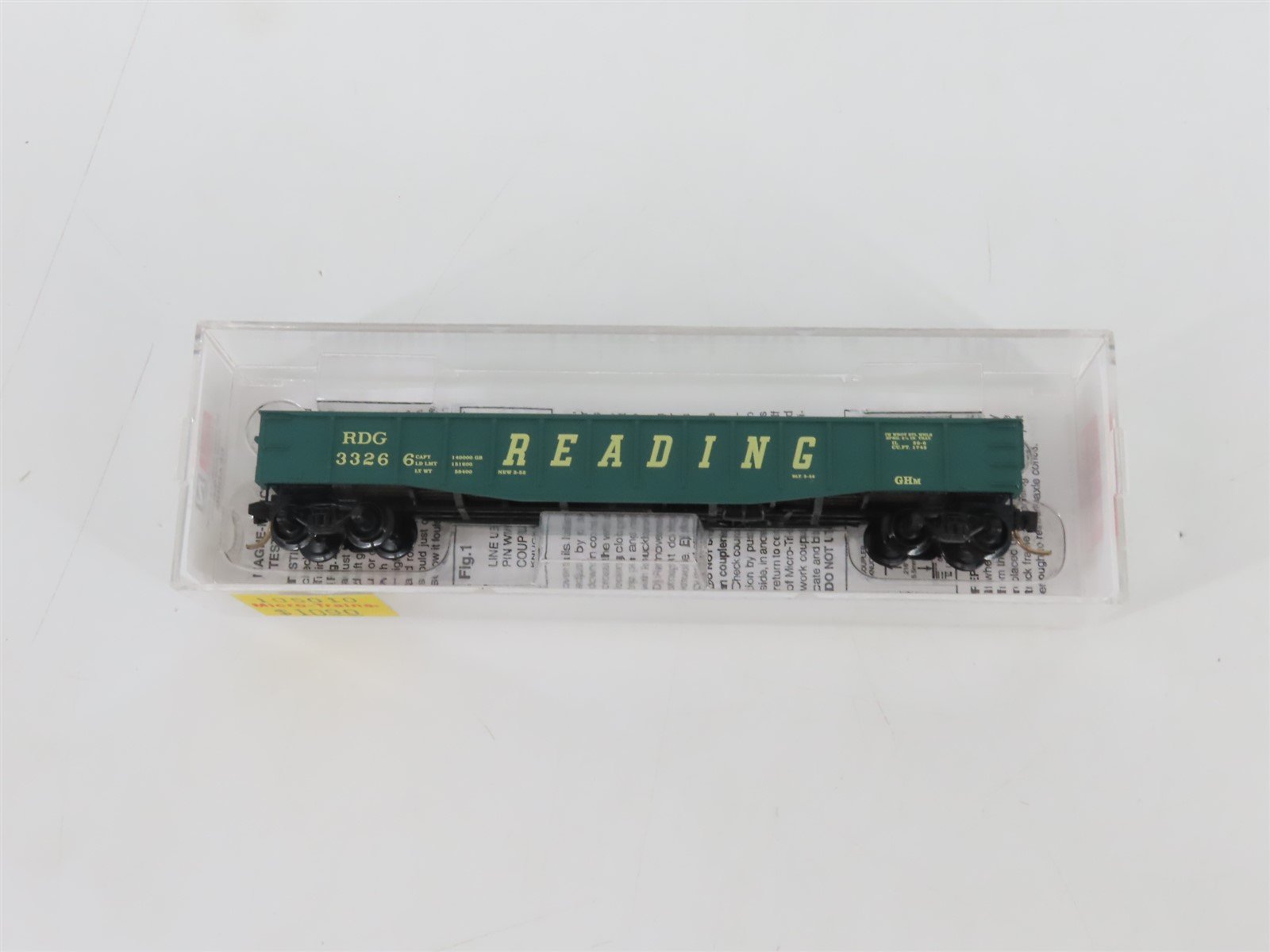 N Scale Micro-Trains MTL 105010 RDG Reading 50' Steel Side Gondola #33266