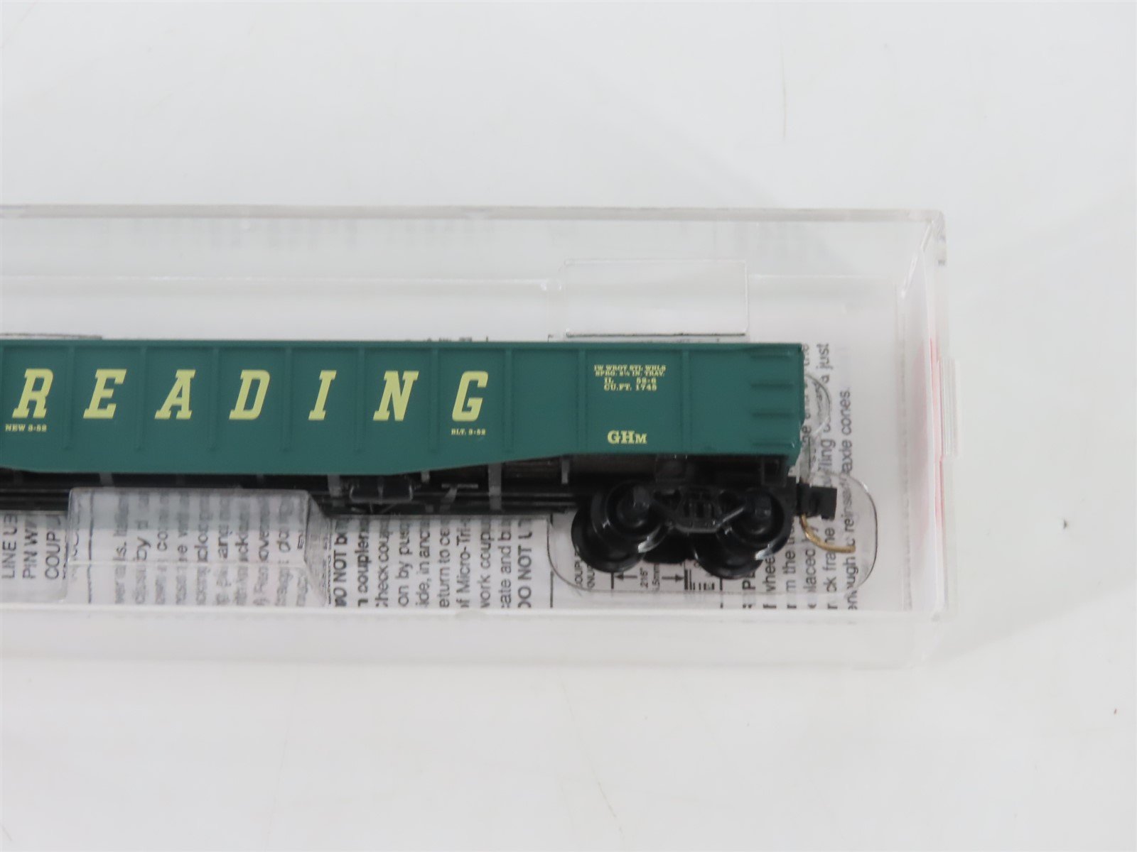 N Scale Micro-Trains MTL 105010 RDG Reading 50' Steel Side Gondola #33266
