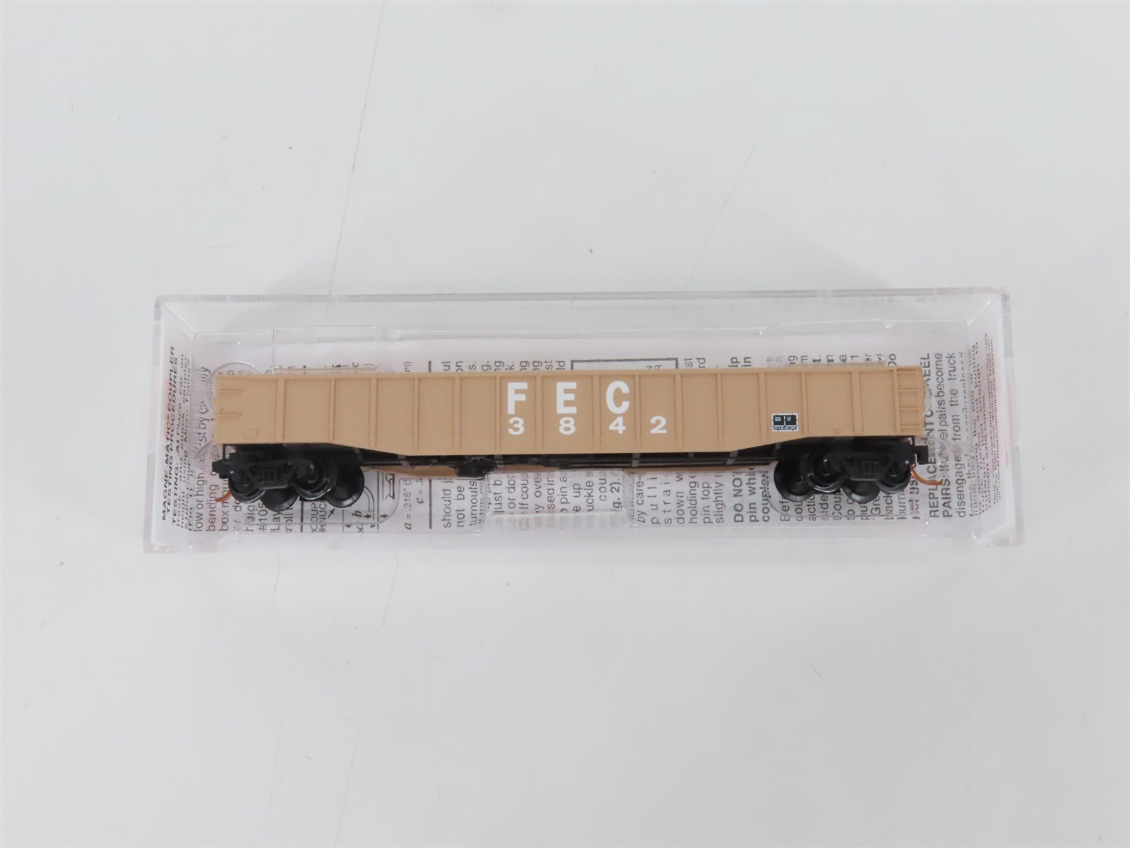 N Micro-Trains MTL 10500516 FEC Florida East Coast 50' Gondola #3842 w/ Load