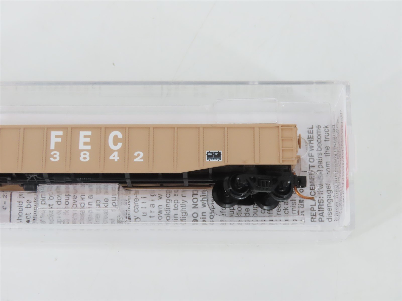 N Micro-Trains MTL 10500516 FEC Florida East Coast 50' Gondola #3842 w/ Load