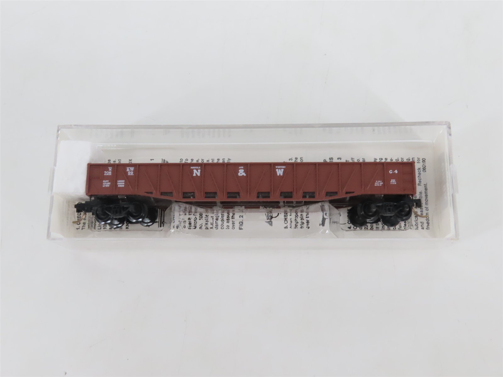 N Scale Micro-Trains MTL 62020 N&W Norfolk & Western 50' Gondola #70699