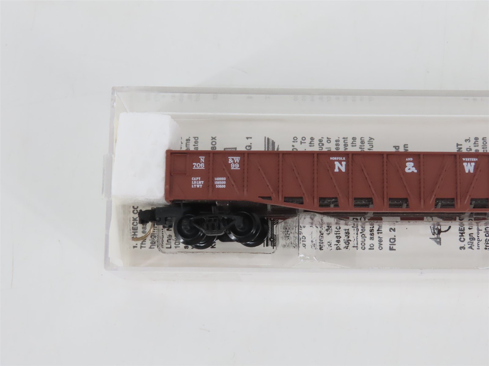 N Scale Micro-Trains MTL 62020 N&W Norfolk & Western 50' Gondola #70699