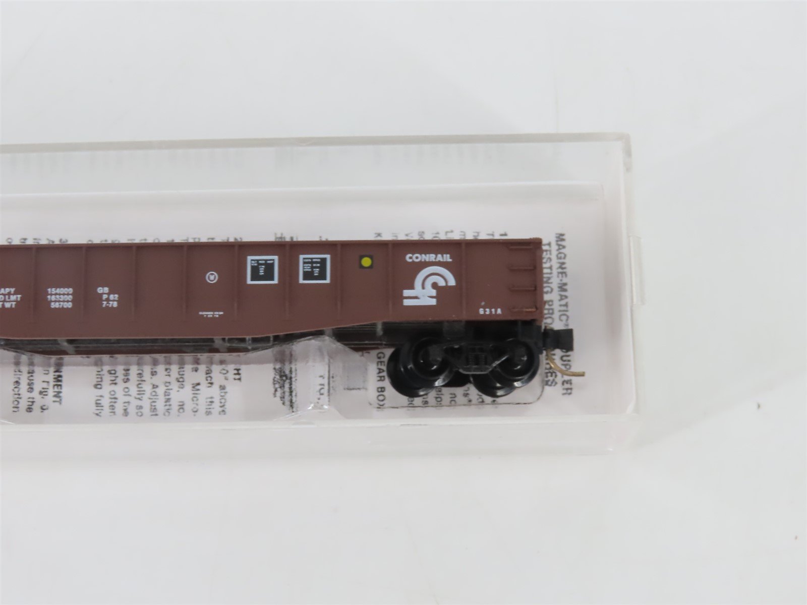 N Scale Micro-Trains MTL 46320 CR Conrail 50' Fishbelly Side Gondola #512302