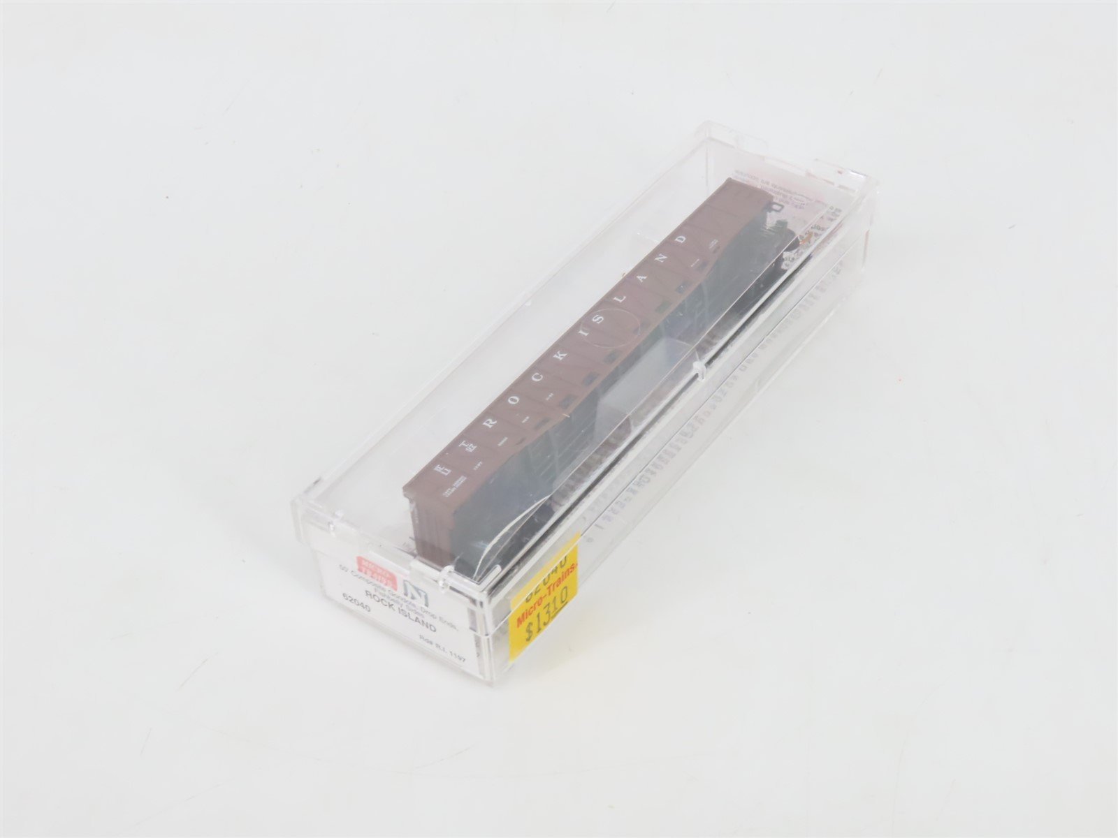 N Scale Micro-Trains MTL 62040 RI Rock Island 50' Fishbelly Sides Gondola #1197