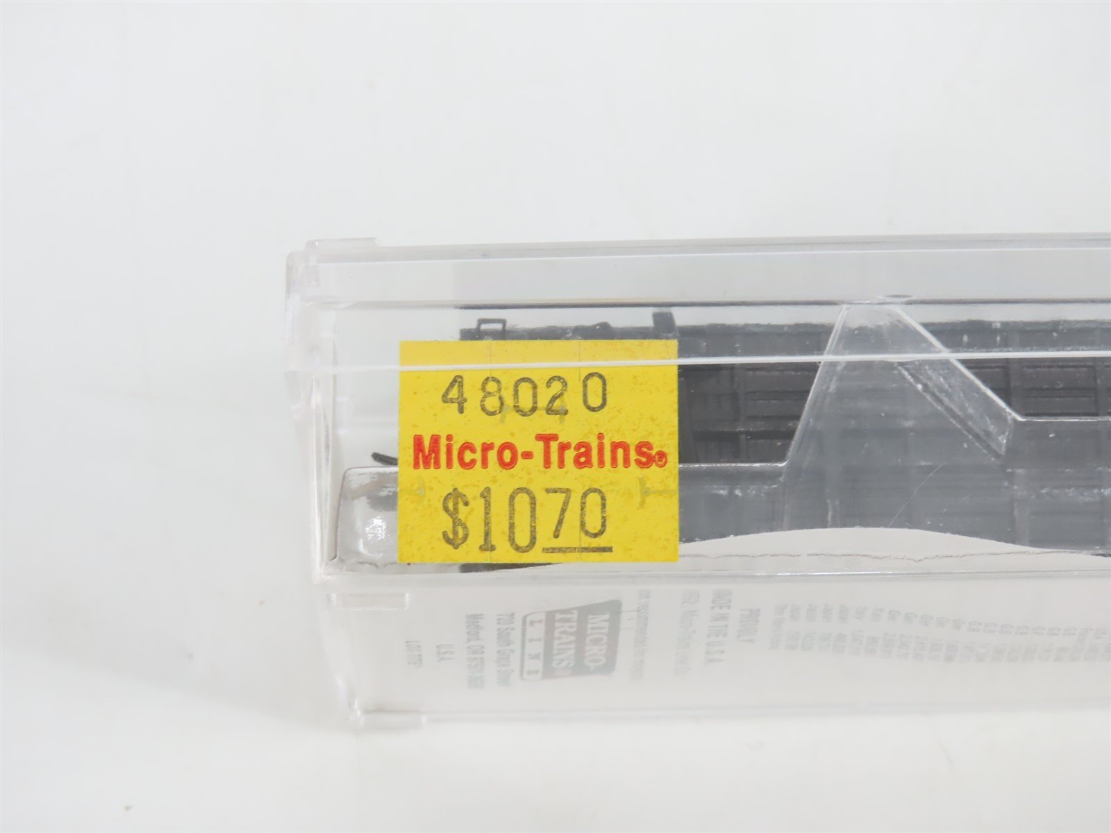 N Micro-Trains MTL 48020 B&O Baltimore & Ohio 50' Straight Side Gondola #557