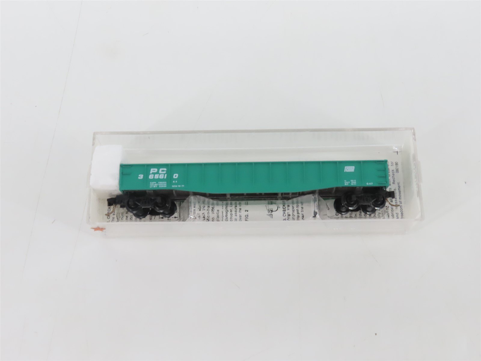 N Scale Micro-Trains MTL 46060 PC Penn Central 50' Fishbelly Side Gondola 365610