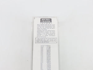 N Scale Micro-Trains MTL 46060 PC Penn Central 50' Fishbelly Side Gondola 365610