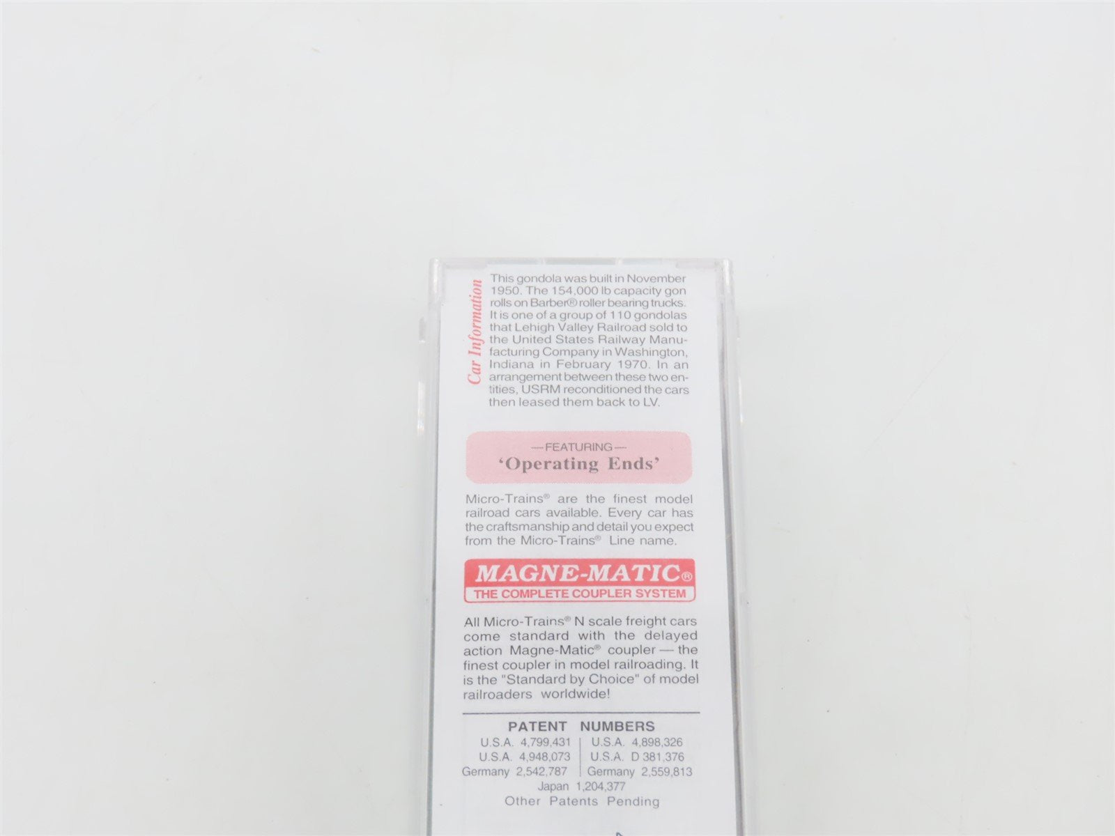 N Scale Micro-Trains MTL 46380 LV Lehigh Valley 50' Fishbelly Side Gondola 37048