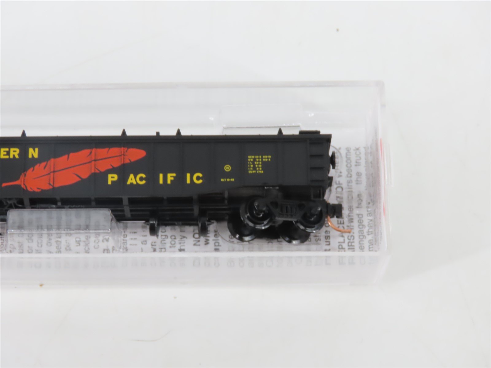 N Scale Micro-Trains MTL 106220 WP Western Pacific Feather 50' Gondola #6053