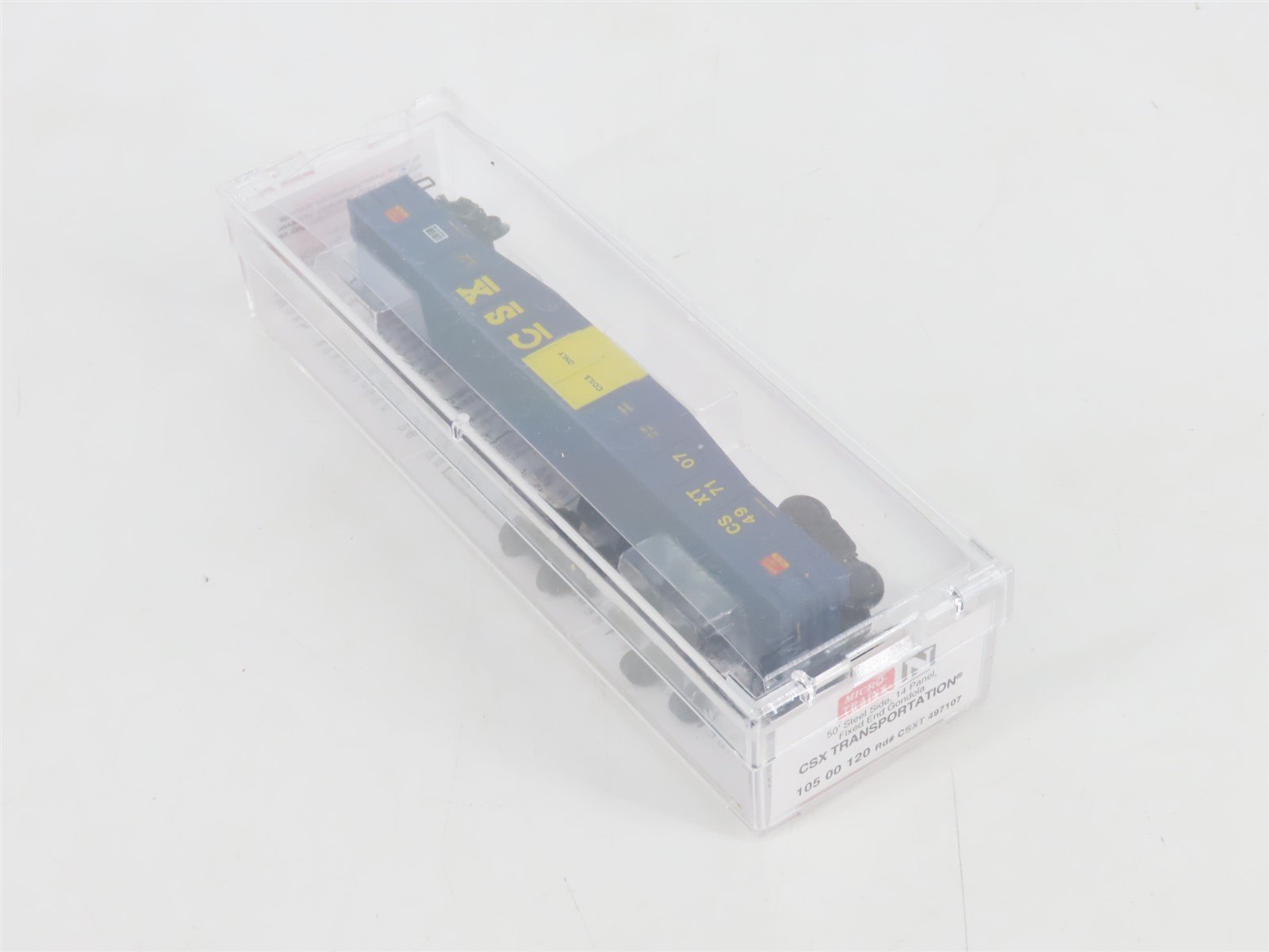 N Scale Micro-Trains MTL 10500120 CSXT CSX Transportation 50' Gondola #497107