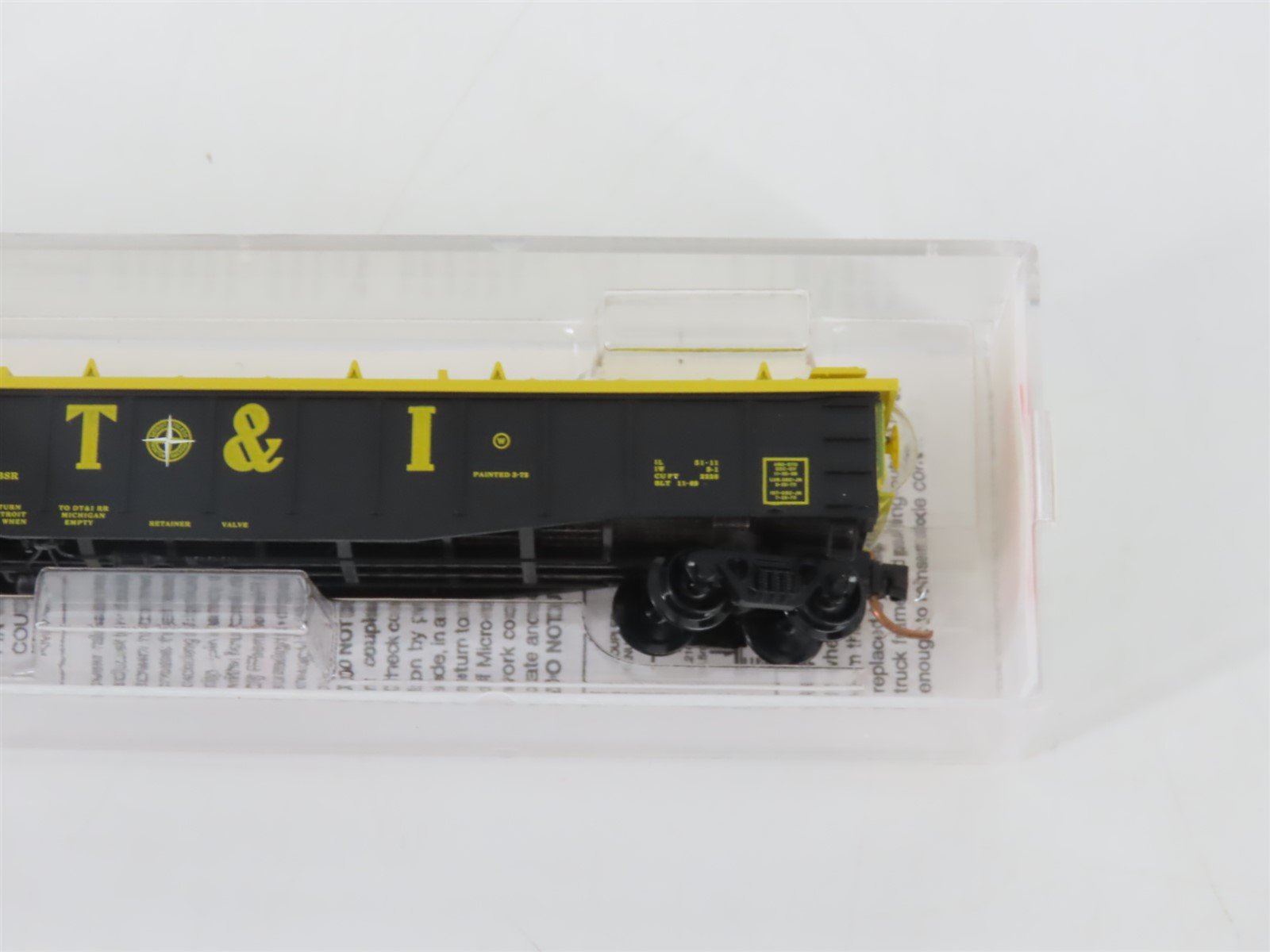 N Scale Micro-Trains MTL 106050 DT&I Detroit Toledo & Ironton 50' Gondola #9504