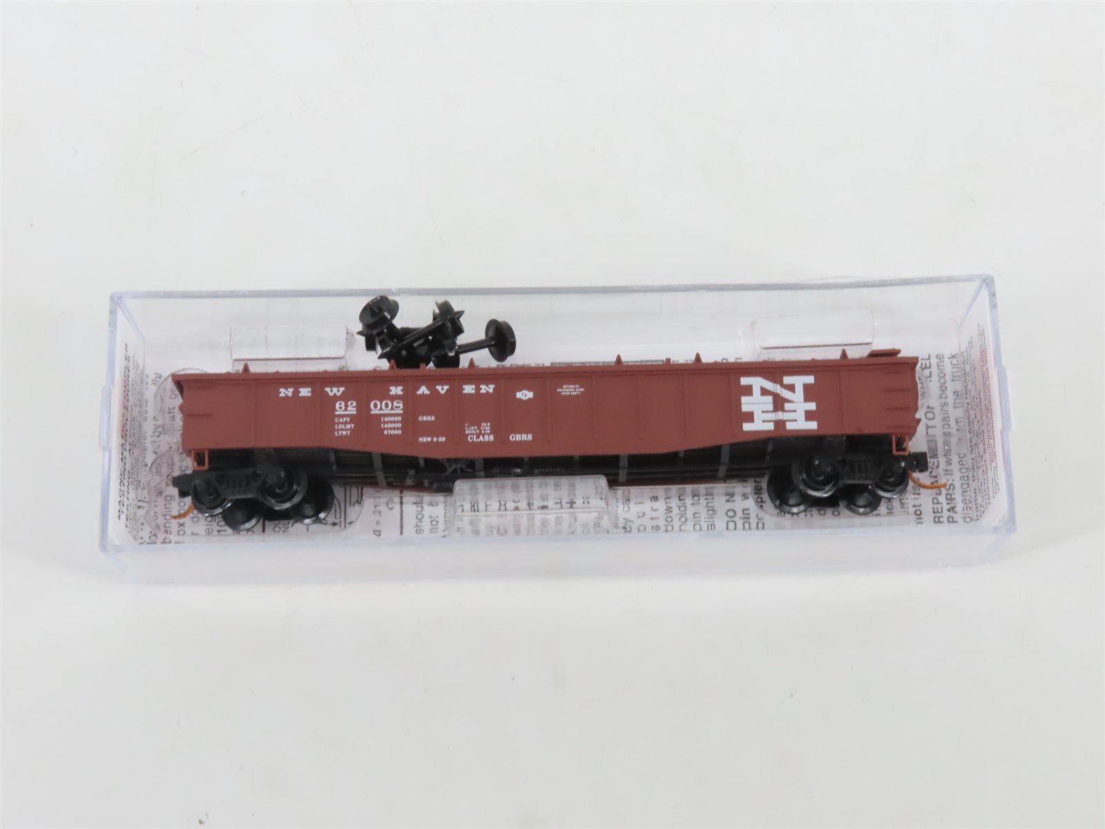 N Scale Micro-Trains MTL 10600010 NH New Haven 50' Low Cover Gondola #62008