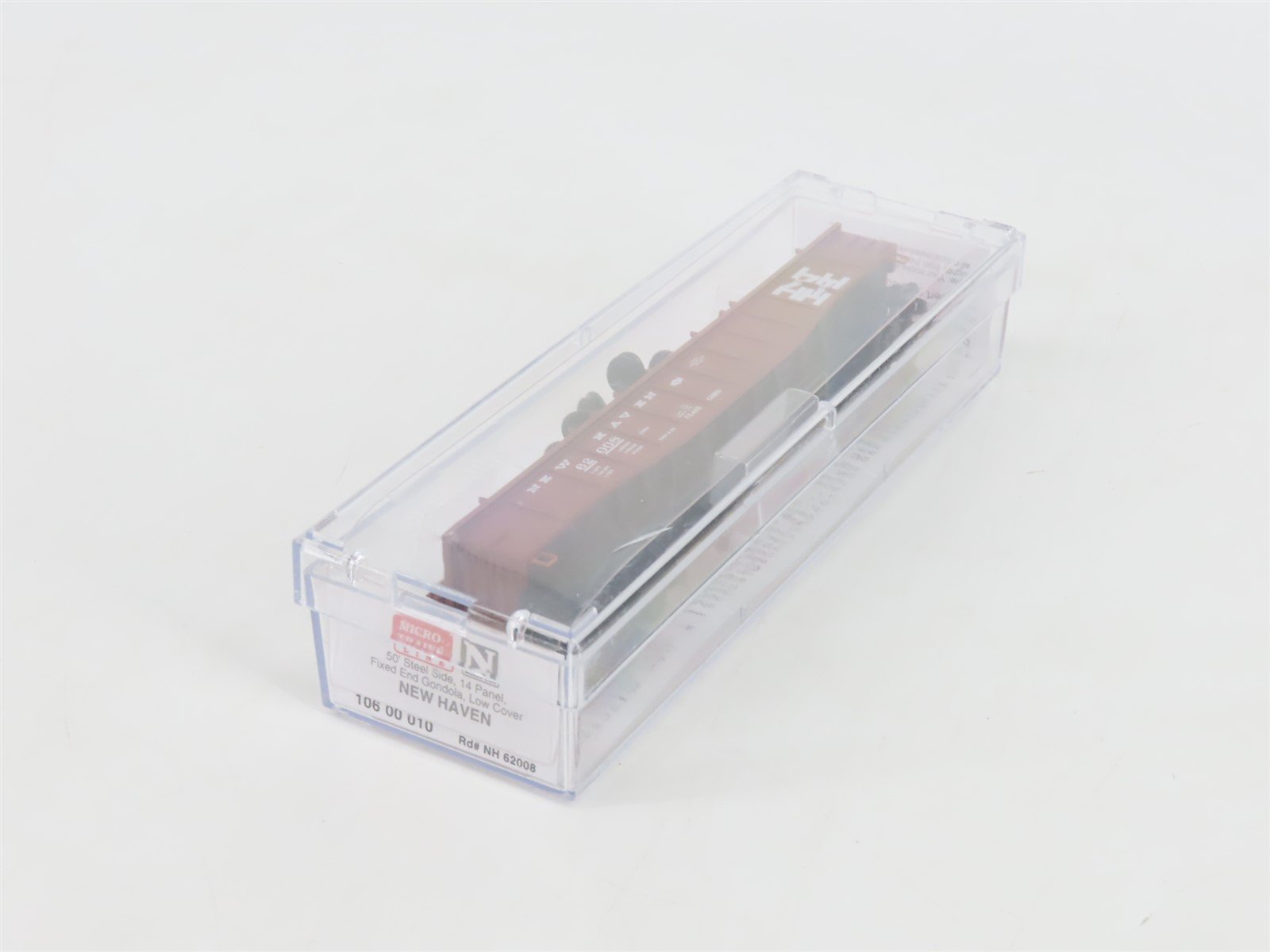N Scale Micro-Trains MTL 10600010 NH New Haven 50' Low Cover Gondola #62008