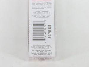 N Scale Micro-Trains MTL 44060 ATSF Santa Fe 50' Straight Side Flat Car #90822