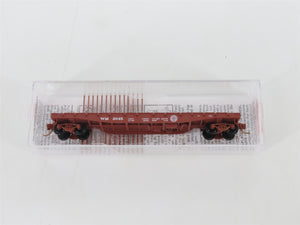 N Micro-Trains MTL 45160 WM Western Maryland 50' Fishbelly Side Flat Car #2645