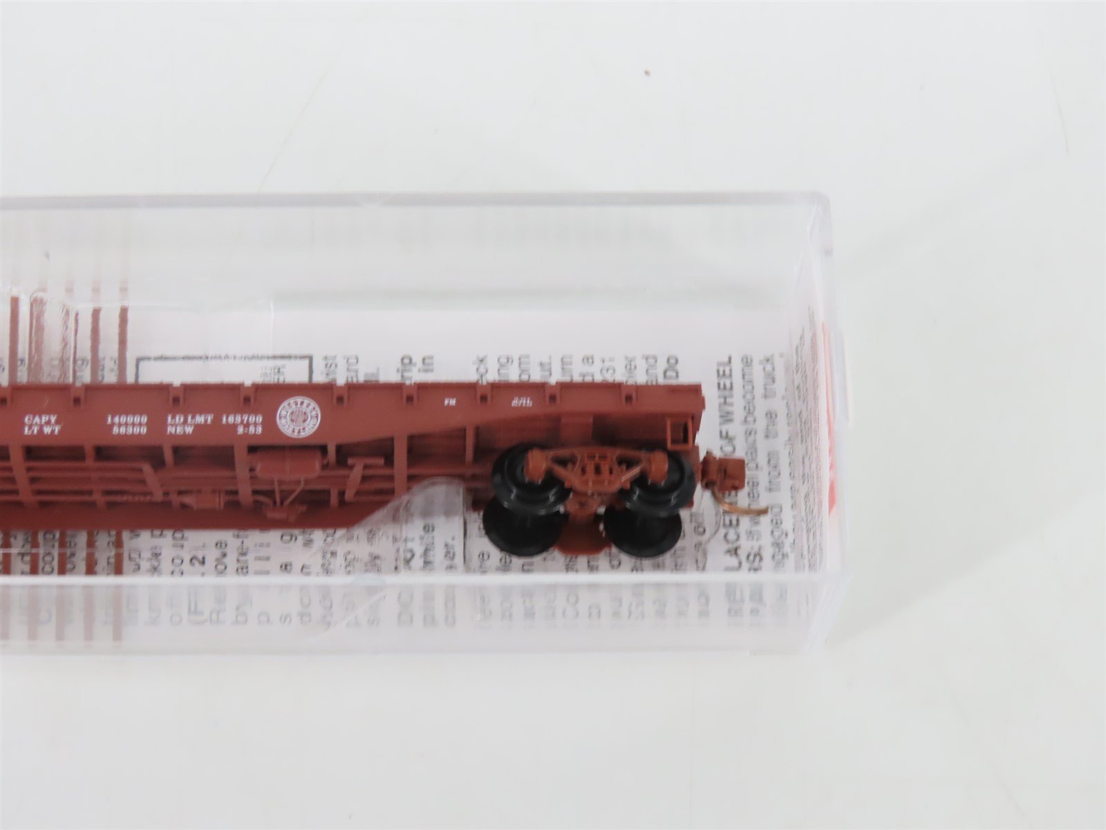 N Micro-Trains MTL 45160 WM Western Maryland 50' Fishbelly Side Flat Car #2645