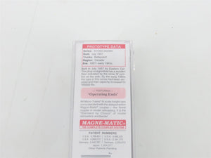 N Micro-Trains MTL 04600290 CP Canadian Pacific 50' Gondola #341998 w/ Tie Load