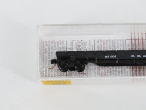 N Micro-Trains MTL 45230 WP Western Pacific 50' Fishbelly Side Flat Car #1908