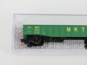 N Scale Micro-Trains MTL 10600590 MKT Missouri Kansas Texas 50' Gondola #12447