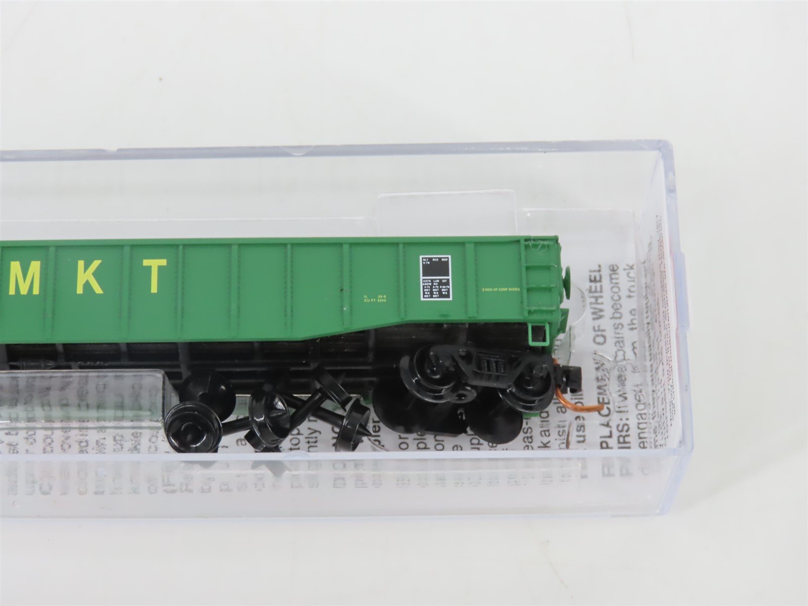 N Scale Micro-Trains MTL 10600590 MKT Missouri Kansas Texas 50' Gondola #12447