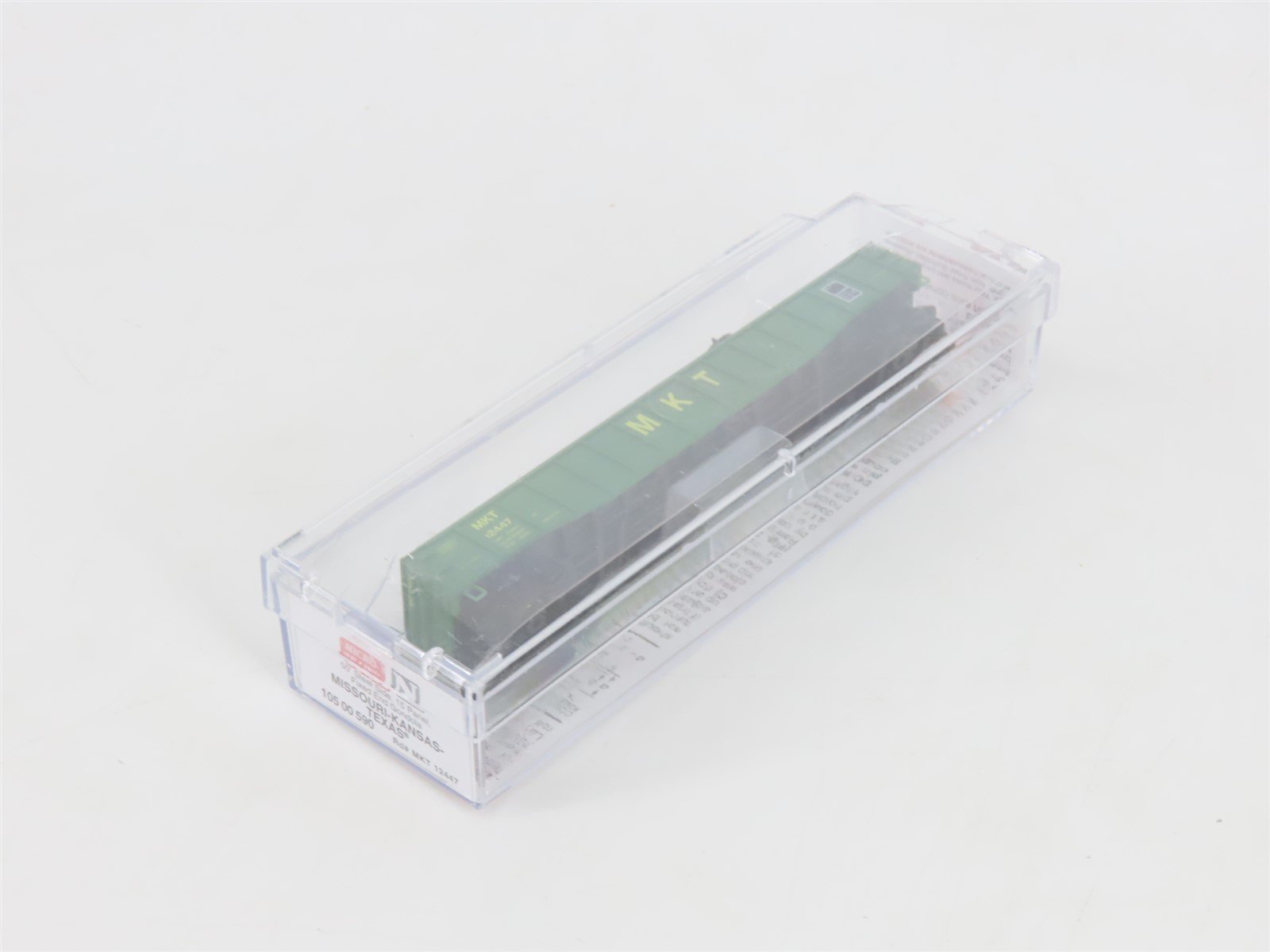 N Scale Micro-Trains MTL 10600590 MKT Missouri Kansas Texas 50' Gondola #12447