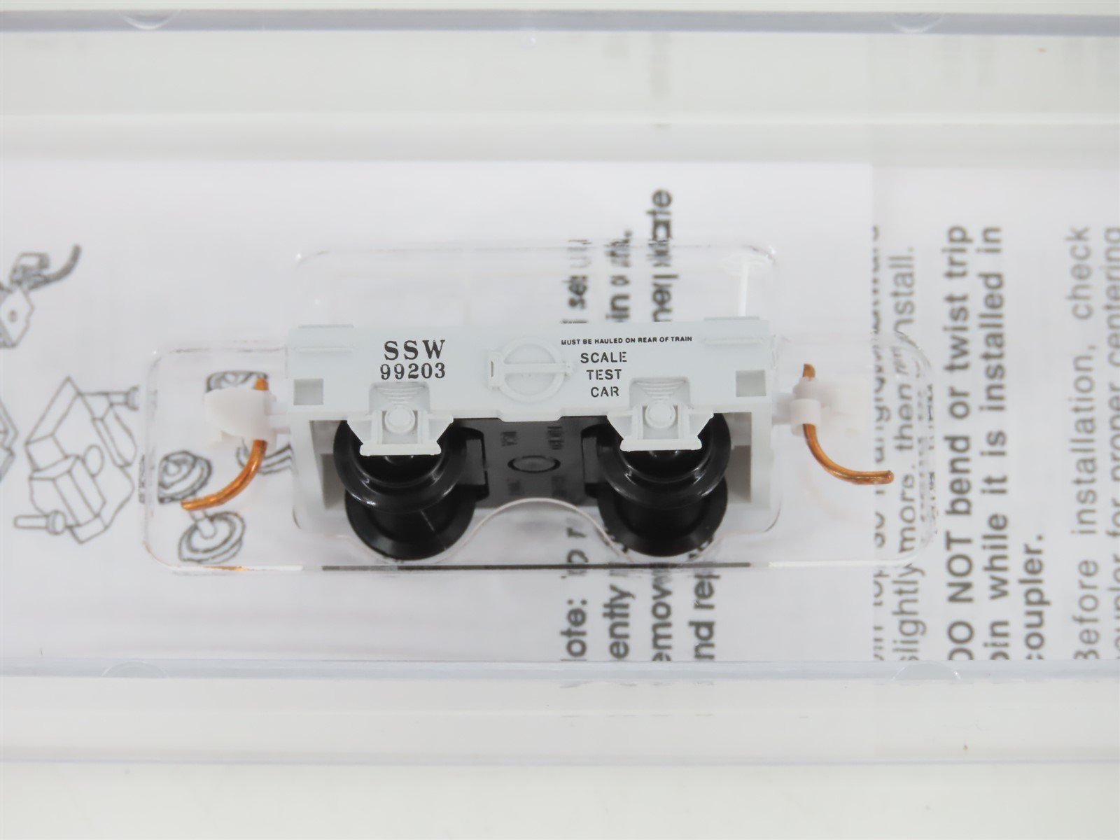 N Micro-Trains MTL 12100040 SSW St. Louis Southwestern Scale Test Car #99203