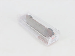 N Micro-Trains MTL 04400061 ATSF Santa Fe 50' Flat Car 90820 w/ Steel Plate Load