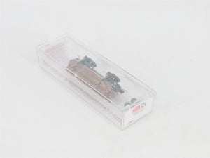 N Scale Micro-Trains MTL 113520 Black 30' Skeleton Log Car w/ Log Load #5