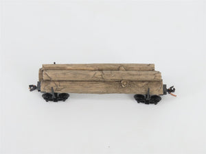 N Scale Micro-Trains MTL 11400060 40' Modern Log Car w/ Uprights & Log Load