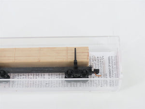 N Scale Micro-Trains MTL 11400070 40' Modern Log Car w/ Uprights & Load