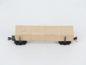 N Scale Micro-Trains MTL 11400070 40' Modern Log Car w/ Uprights & Load