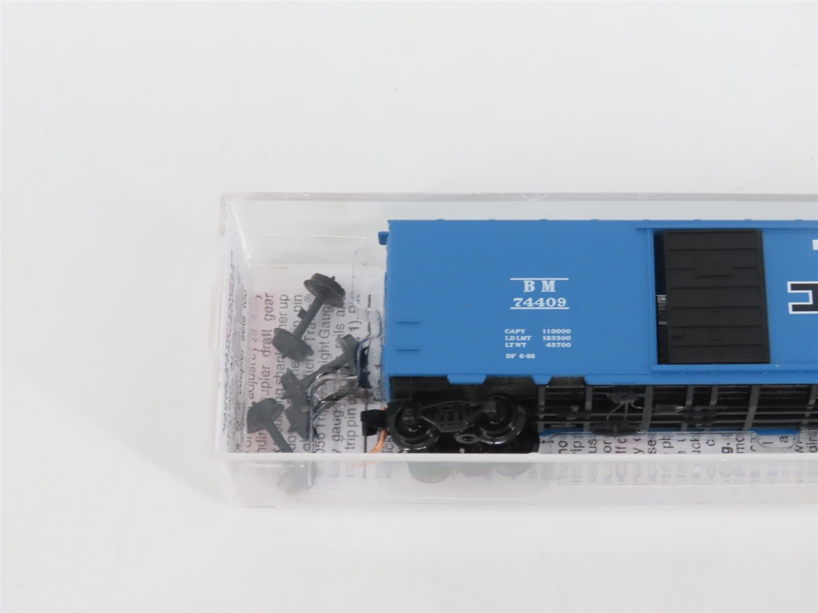 N Scale Micro-Trains MTL 20140 BM Boston & Maine 40' Single Door Box Car #74409