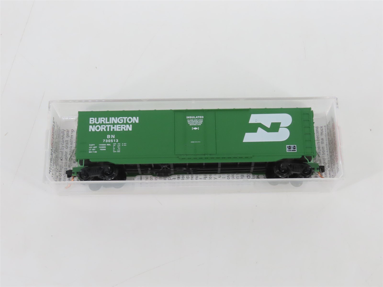 N Scale Micro-Trains MTL 38200 BN Burlington Northern 50' Box Car #730513