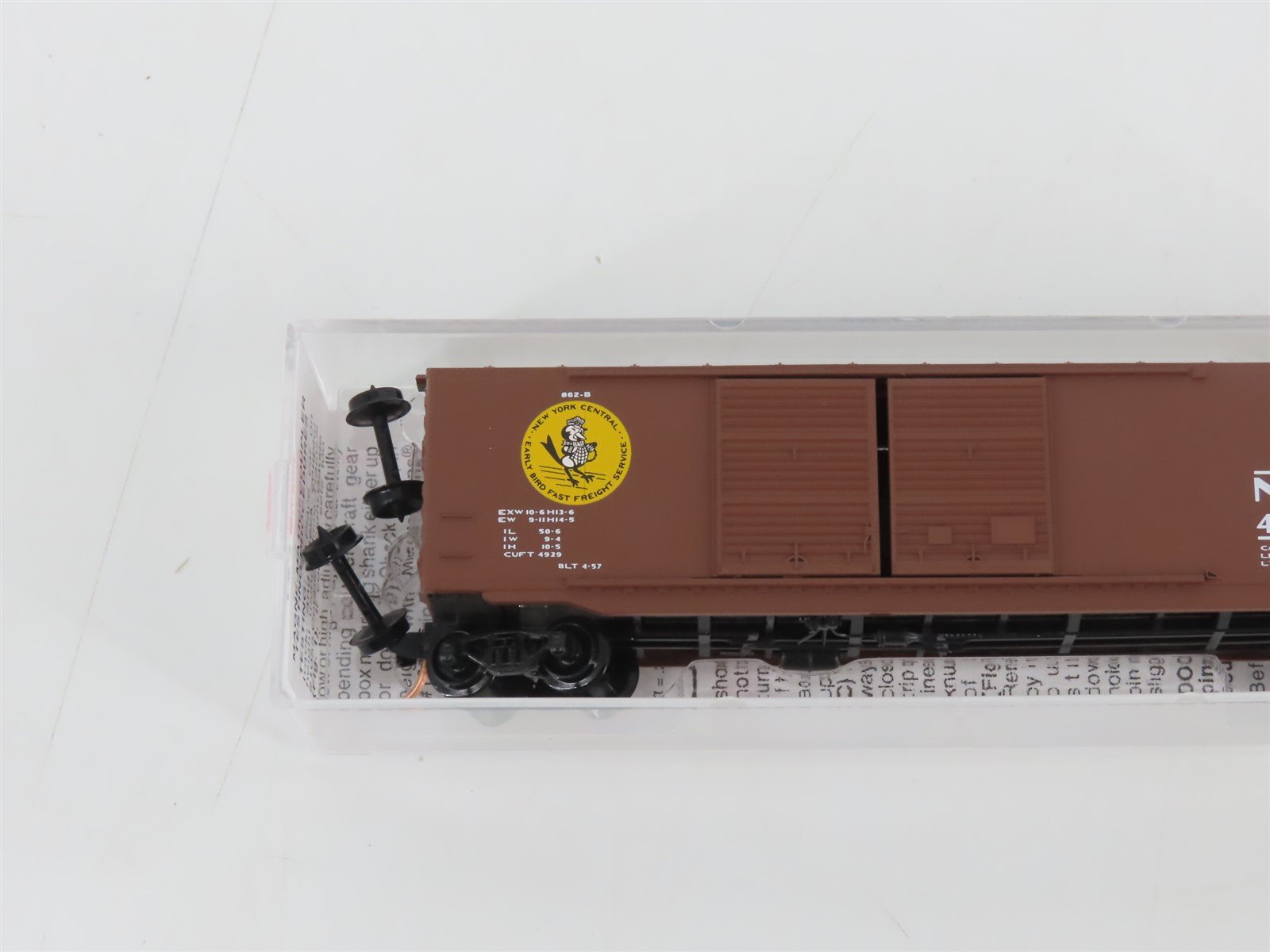 N Scale Micro-Trains MTL 34220 NYC New York Central Early Bird 50' Boxcar #45335