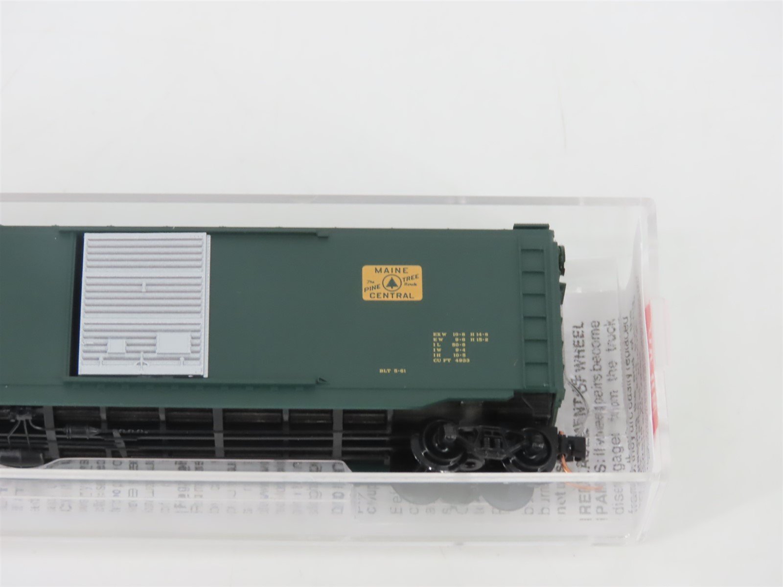 N Micro-Trains MTL 31330 MEC Maine Central Pine Tree Route 50' Box Car #9507