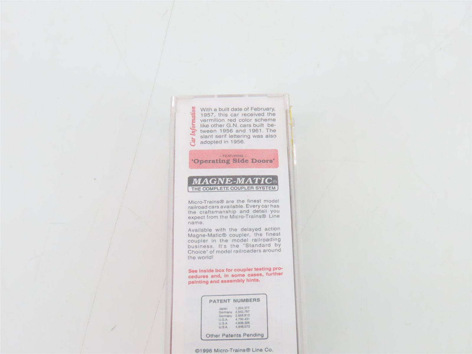 N Scale Micro-Trains MTL 78020 GN Great Northern 50' Auto Box Car #35449