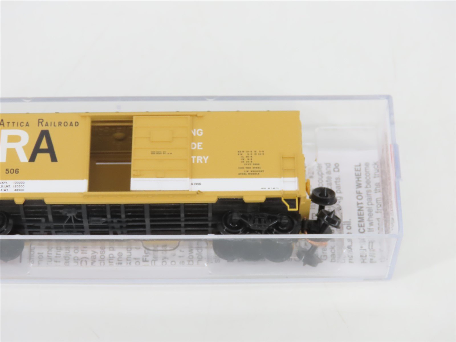N Scale Micro-Trains MTL 02400330 ARA Arcade & Attica 40' Box Car #506