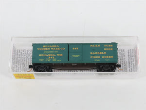 N Scale Micro-Trains MTL 39200 Menasha Wooden Ware Co. 40' Box Car #245