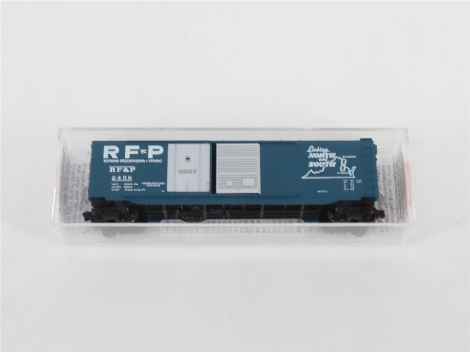 N Micro-Trains MTL 33020 RF&P Richmond Fredericksburg & Potomac 50' Boxcar #2458