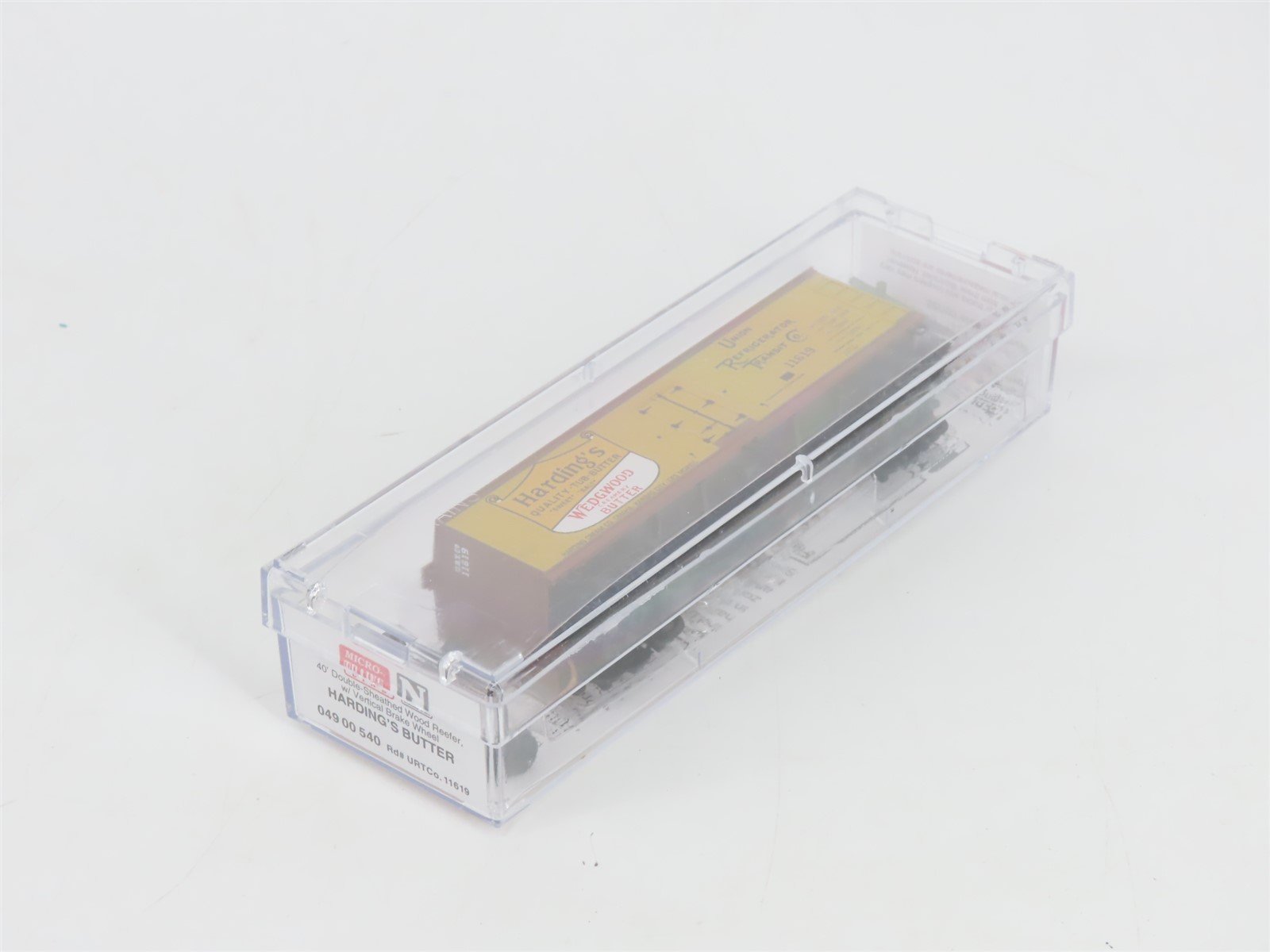 N Scale Micro-Trains MTL 04900540 URTC Harding's Butter 40' Wood Reefer #11619