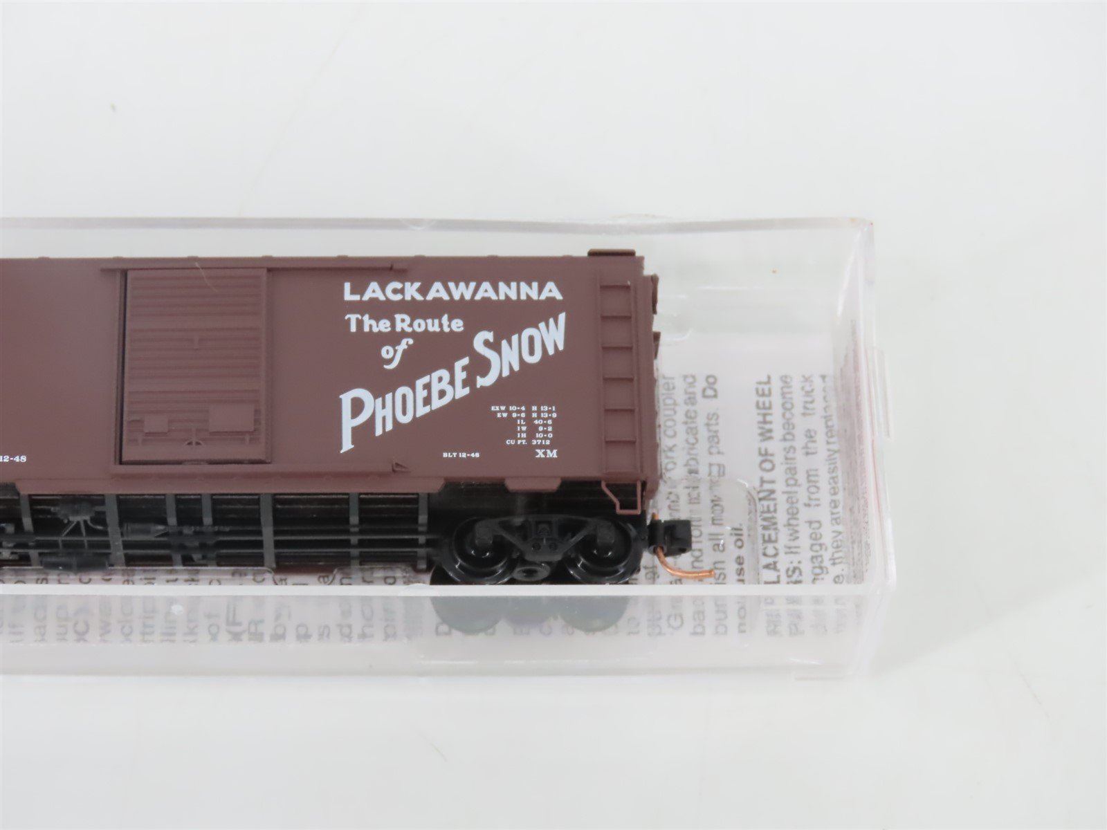 N Scale Micro-Trains MTL 20667 DL&W Phoebe Snow 40' Box Car #52831