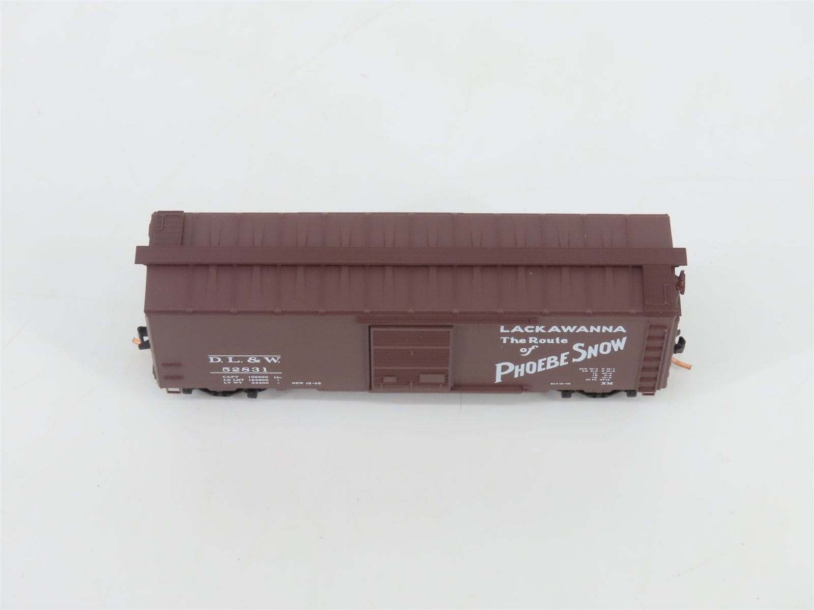 N Scale Micro-Trains MTL 20667 DL&W Phoebe Snow 40' Box Car #52831