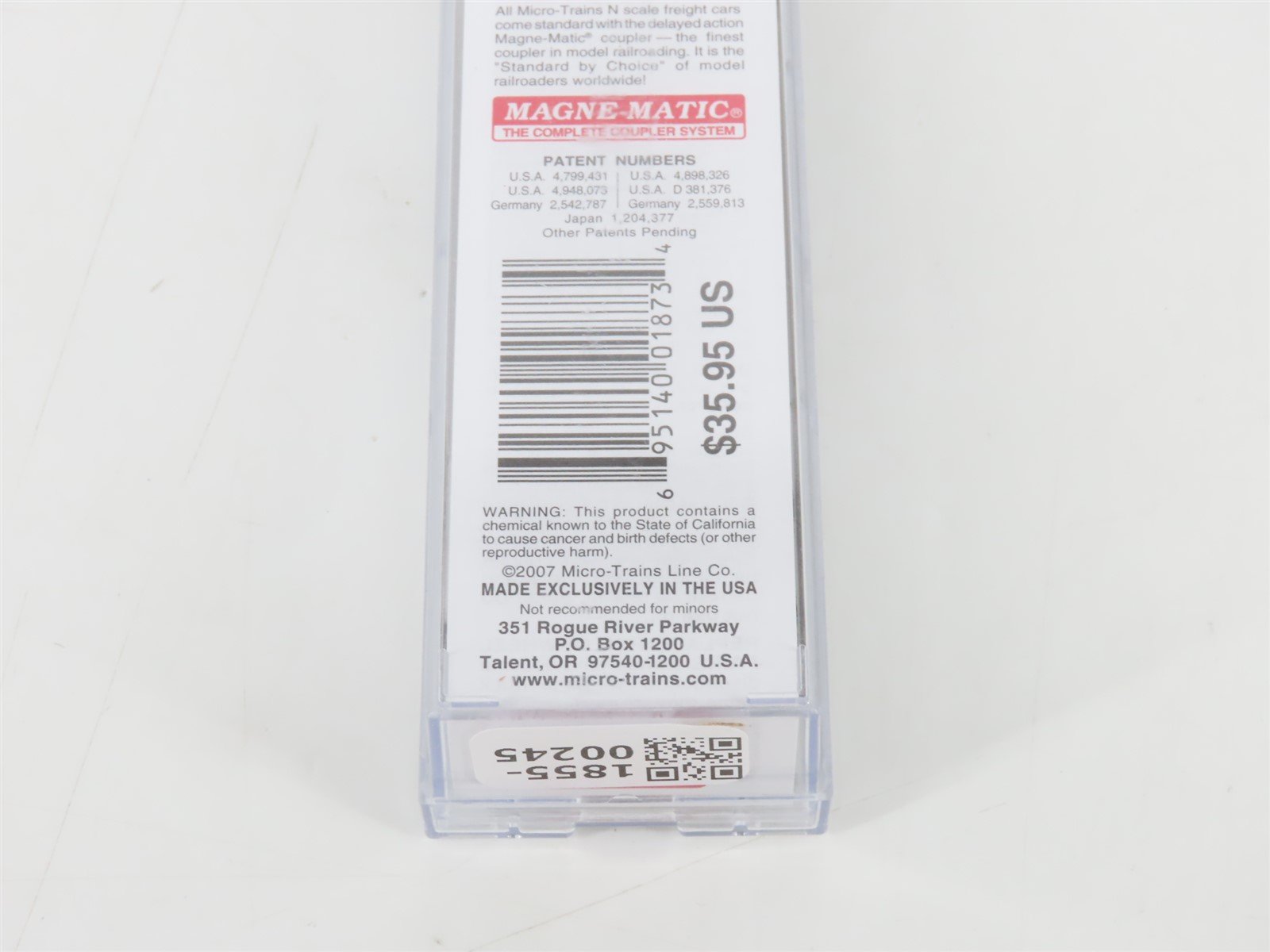 N Scale Micro-Trains MTL 02500470 MEC Pan Am 50' Single Door Box Car #32068