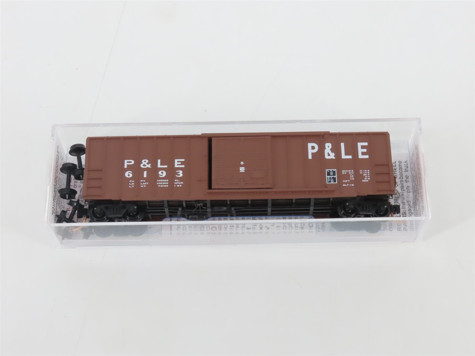 N Scale Micro-Trains MTL 25290 P&LE Pittsburgh & Lake Erie 50' Box Car #6193