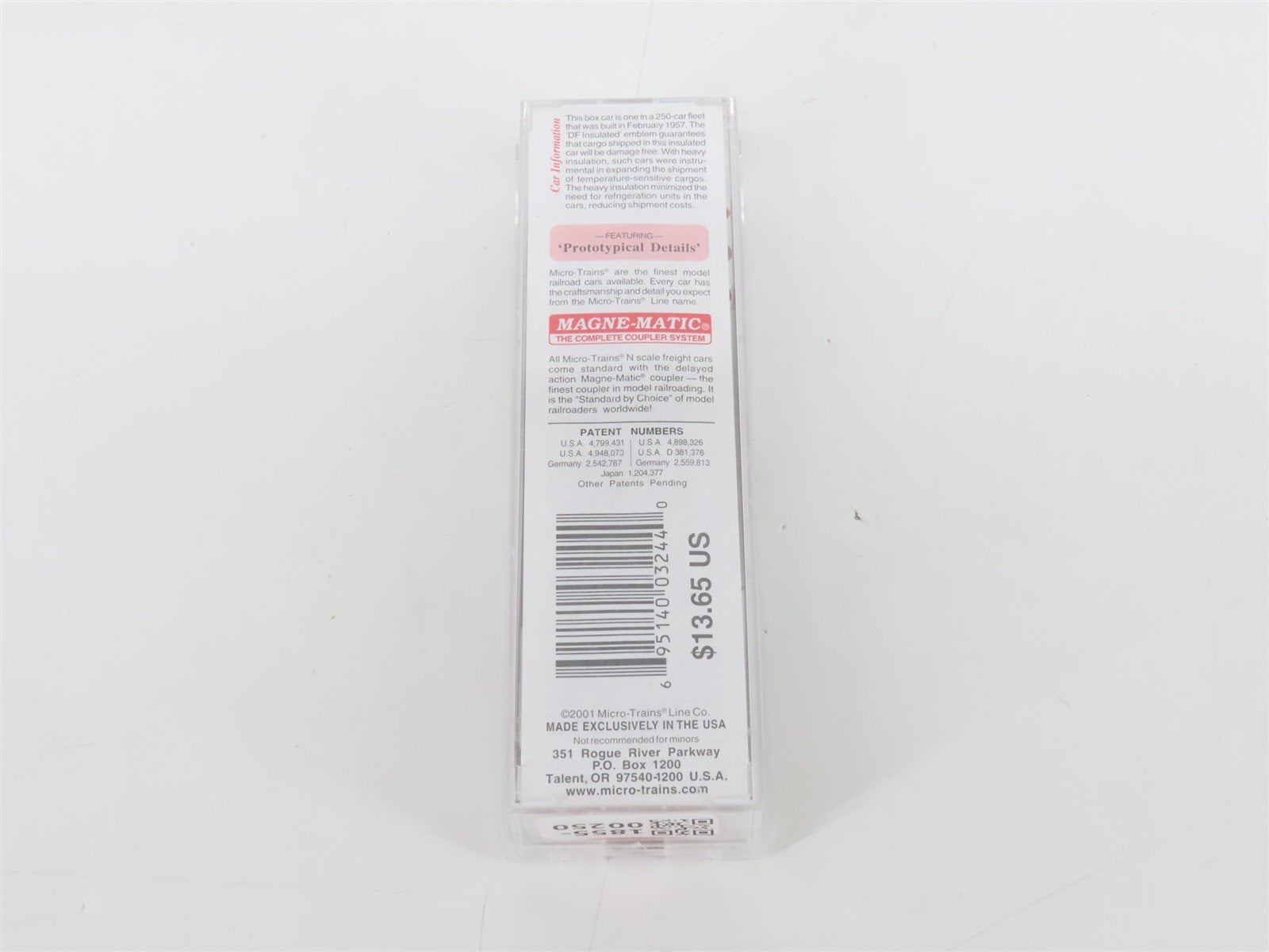 N Scale Micro-Trains MTL 32380 SP Southern Pacific 50' Box Car #670225